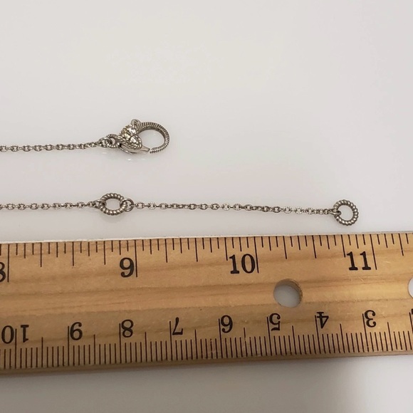 ⚜️JUDITH RIPKA STERLING SILVER SOLITAIRE NECKLACE 1.9 cttw - Picture 5 of 5